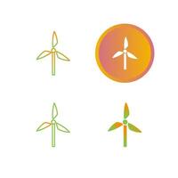 Windmill Vector Icon