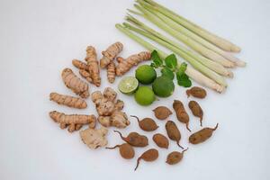 Commonly used ingredient for herbal medicine and seasoning in Southeast Asia photo