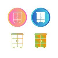 Shelves Cabinet Vector Icon