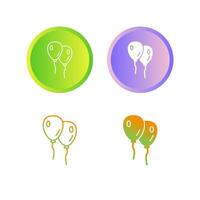 Balloons Vector Icon