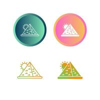 Pyramid Vector Icon