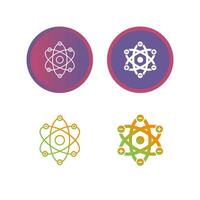 Atom Structure Vector Icon