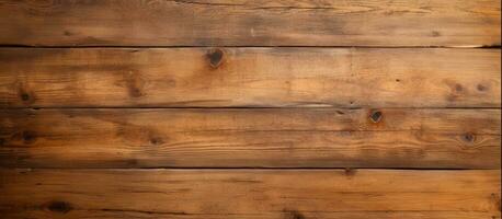 Texture of the aged brown wooden table floor photo