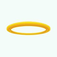 flat angel ring vector
