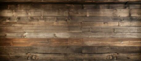 Timber background with beams on an aged wooden ceiling photo