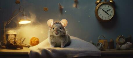 Luxurious mouse themed bedroom decor photo