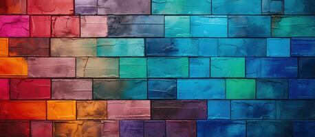 Miscellaneous abstract art background for wall advertising with colorful textures photo