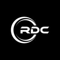 rdc logo diseño, inspiración para un único identidad. moderno elegancia y creativo diseño. filigrana tu éxito con el sorprendentes esta logo. vector