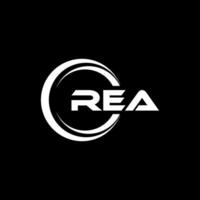 REA Logo Design, Inspiration for a Unique Identity. Modern Elegance and Creative Design. Watermark Your Success with the Striking this Logo. vector