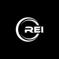 REI Logo Design, Inspiration for a Unique Identity. Modern Elegance and Creative Design. Watermark Your Success with the Striking this Logo. vector