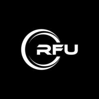 RFU Logo Design, Inspiration for a Unique Identity. Modern Elegance and Creative Design. Watermark Your Success with the Striking this Logo. vector