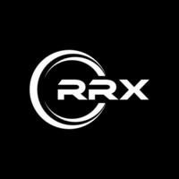 rrx logo diseño, inspiración para un único identidad. moderno elegancia y creativo diseño. filigrana tu éxito con el sorprendentes esta logo. vector