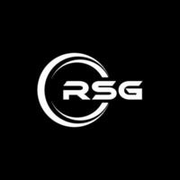 RSG Logo Design, Inspiration for a Unique Identity. Modern Elegance and Creative Design. Watermark Your Success with the Striking this Logo. vector
