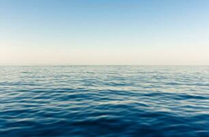 Blue water surface background photo