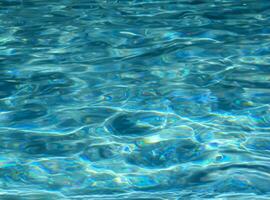 Blue water surface background photo