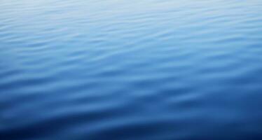 Blue water surface background photo