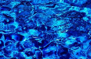 Blue water surface background photo