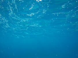 Blue water surface background photo