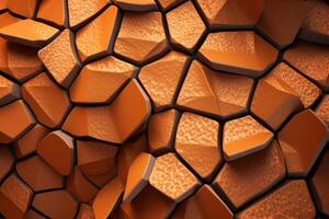Voronoi Blocks Pattern Texture Background photo