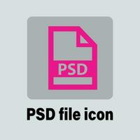 psd icono aislado en blanco antecedentes vector ilustración.