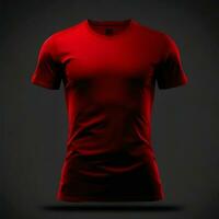 Free photo shirt mockup concept with plain clothing colorful t-shirts mockup with copy space Generate Ai