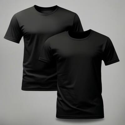 Black T Shirt Mockup Front And Back Stock Photos, Images and ...