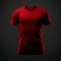 Free photo shirt mockup concept with plain clothing colorful t-shirts mockup with copy space Generate Ai