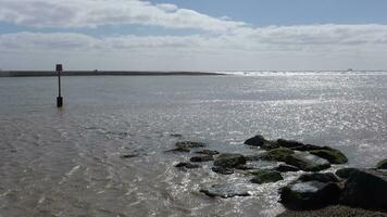 Deben river entrance at Felixstowe in Suffolk photo