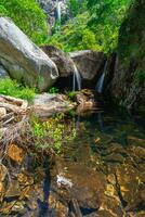 Frecha da Mizarela Waterfall in Albergaria da Serra, Portugal. photo