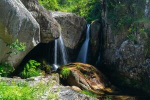 Frecha da Mizarela Waterfall in Albergaria da Serra, Portugal. photo