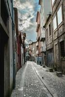 The streets downtown Vila Nova de Gaia, Portugal. photo