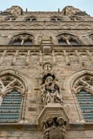 Close up from the ST Maartens Cathedral in Ypres  Belgium. photo