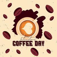 International Day of Coffee Social media Post banner vector