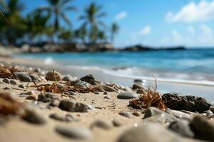 hermosa playa tropical foto