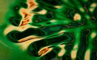 Abstract flowing liquid, 3d rendering. photo