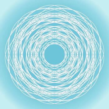 copo de nieve vector resumen forma en azul degradado antecedentes