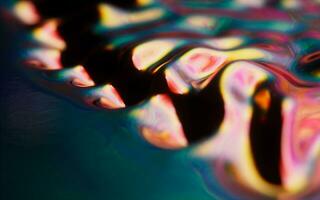 Abstract flowing liquid, 3d rendering. photo