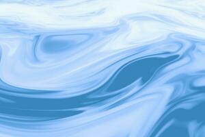 Blue smooth wavy background, 3d rendering. photo