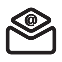 mi correo comercio electrónico icono contorno estilo png