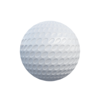 golf pelota 3d ilustración o 3d golf Deportes pelota icono png
