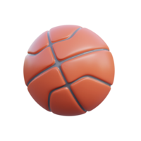 3d pallacanestro illustrazione o 3d sport pallacanestro illustrazione png