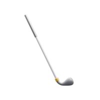 golf bastone icona 3d illustrazione o 3d golf bastone 3d illustrazione icona png