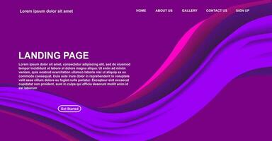 Abstract background modern design. Landing Page. Template for website or app. Vector. vector