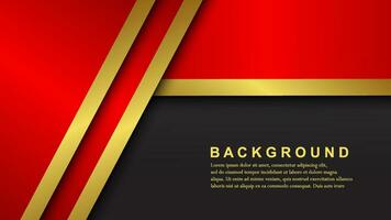 Abstract background overlapping gold line decoration layers with copy space for text. luxury style. Vector illustration