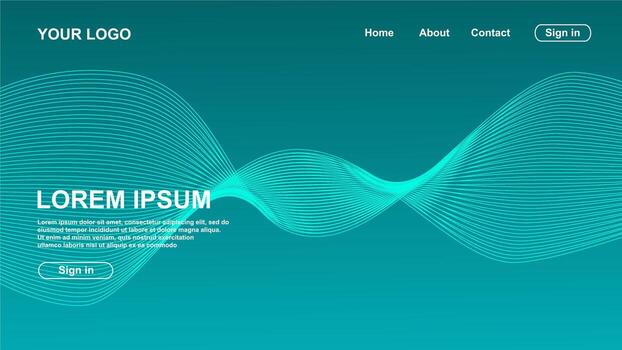 resumen antecedentes moderno diseño. aterrizaje página. modelo para sitio web o aplicación vector. vector