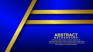 Abstract background overlapping gold line decoration layers with copy space for text. luxury style. Vector illustration