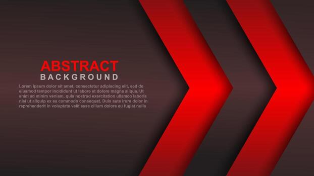 Corner arrows overlapping vector background on space for text and message artwork design