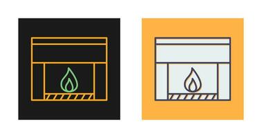 Fireplace Vector Icon