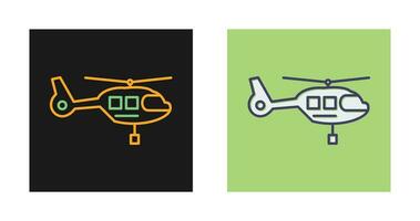 icono de vector de helicóptero