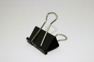 Black Paper Clips photo